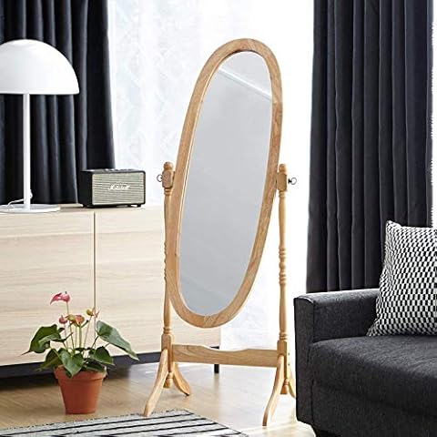 Livinia Ashley 60" Oval Free Standing Mirror Cover