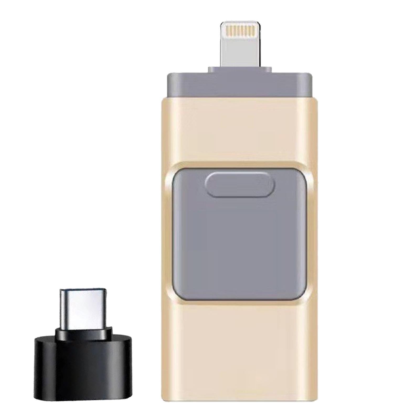 Telefon-Backup-Laufwerk, Backup-Stick für Computer | Fotospeicher-Flash-Laufwerk,Wiederverwendbares Metall-Design-Dokument-Informations-Backup-Laufwerk für Handy, Laptop