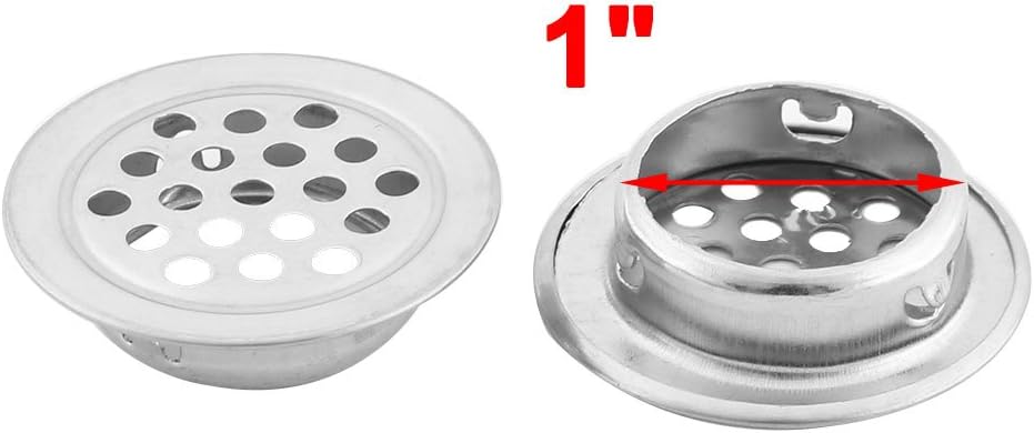 uxcell Stainless Steel Kitchen Sink Basin Drain Strainer 1.3 Inch 2 Pcs