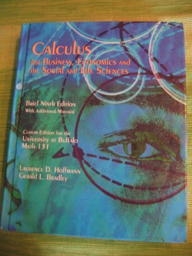 Calculus for Business, Economics and the Social... 0077212789 Book Cover