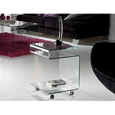 Mesa Auxiliar Schuller Glass Transparente Cover
