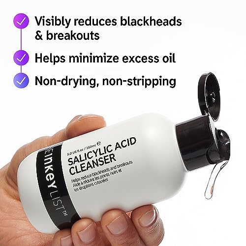 The Inkey List BE00252 Salicylic Acid Cleanser, Face Wash For Blemishes, Blackheads, Oily Skin And Breakouts, Non-Drying Facial Cleanser Safe thumb #4