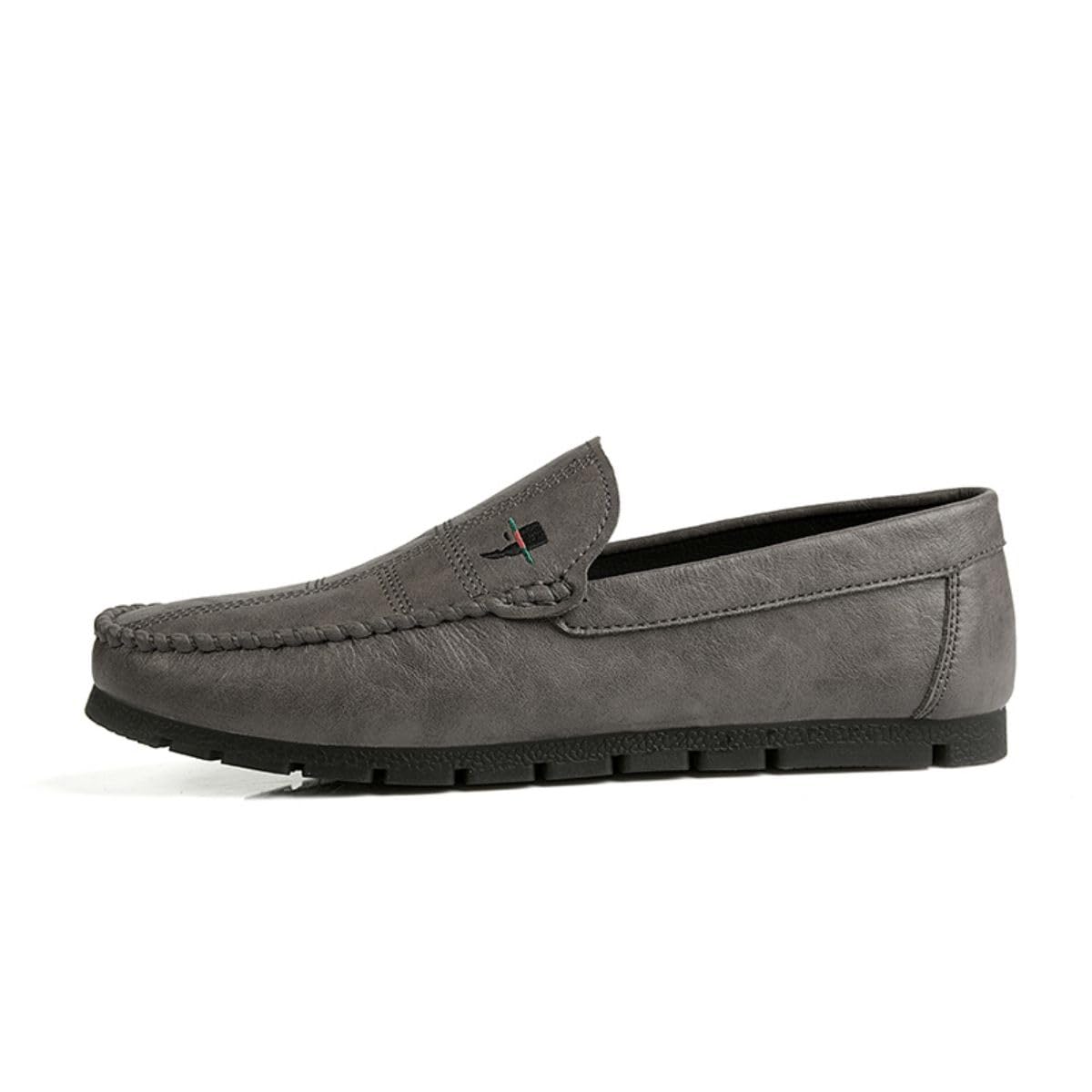 Mocasines de Moda para Hombre Slippers Elegante Hebilla Low Top Shoes Cómodo Suede Driving Shoes