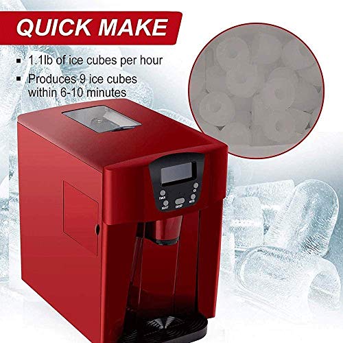 Máquina de hielo portátil eléctrica silenciosa 36 lbs/24h miniatura 5