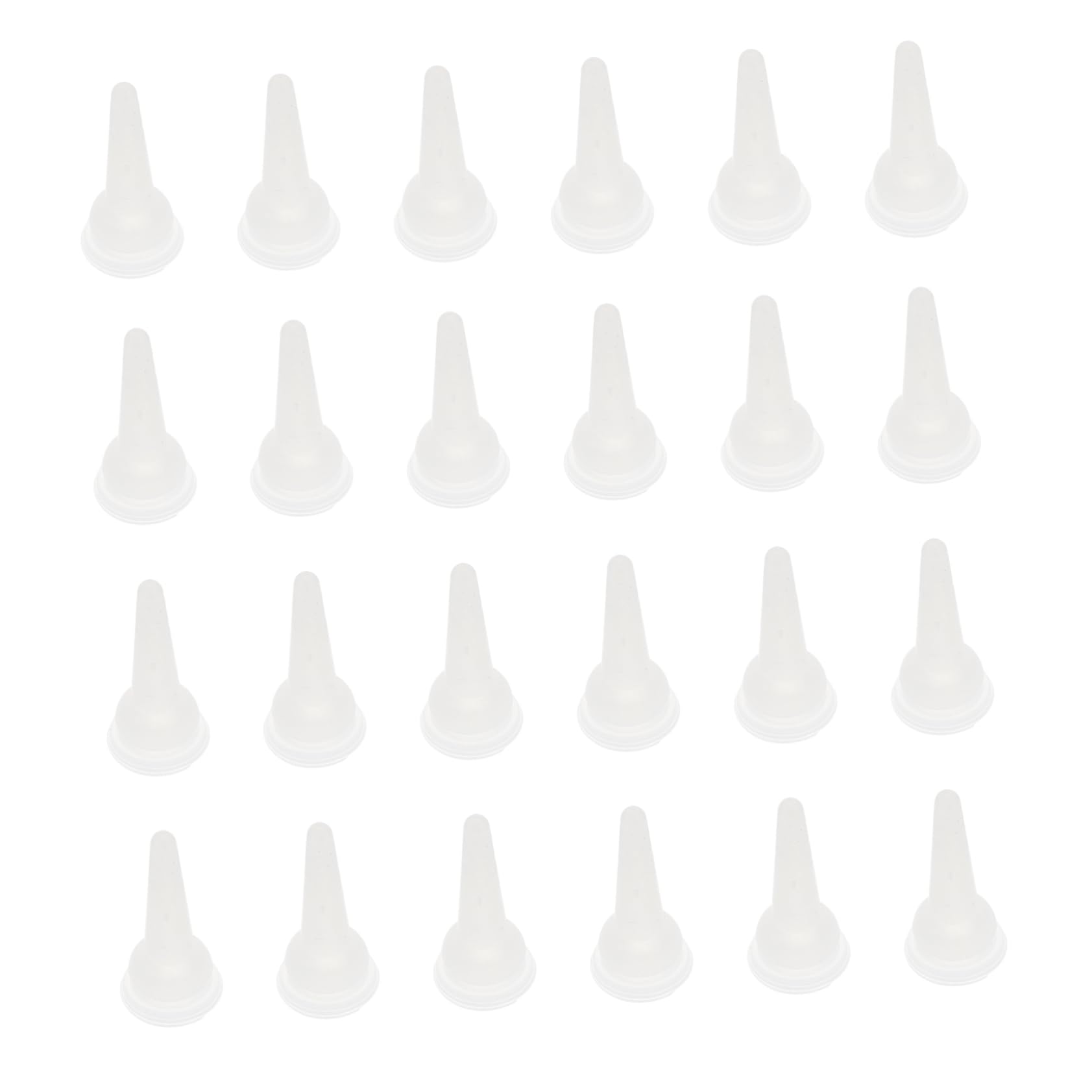 SUPVOX 40Pcs Silicone Pet Feeder Nipples Soft Pacifiers for Bunny Chinchilla Feeding Lightweight Portable Design for Convenient Use Non Damaging Feeding