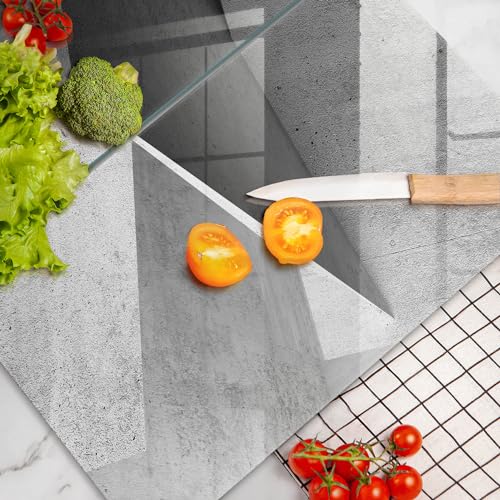 Protection plaque induction 2x30x52cm couvre plaque de cuisson béton - 5
