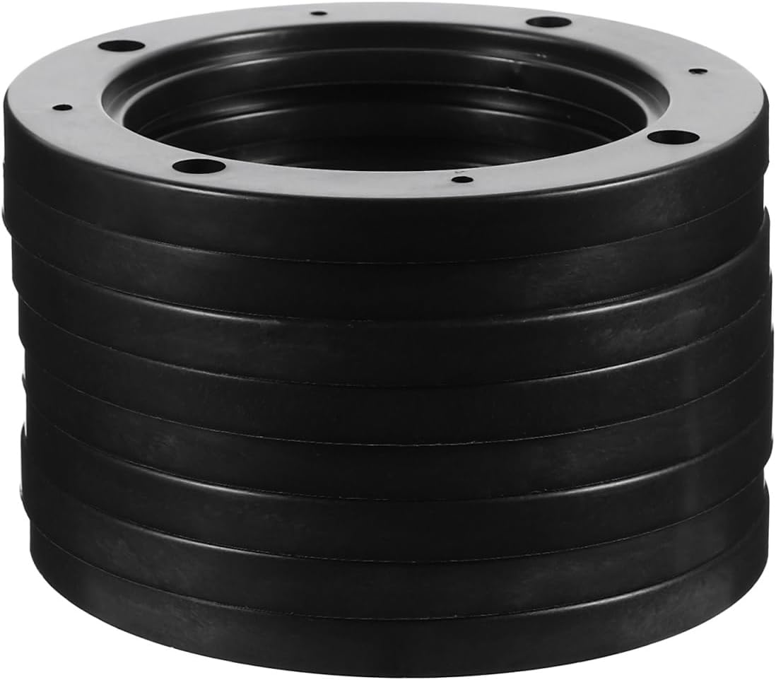 BESPORTBLE Car Speaker Spacers 4 Pairs 6.29 in Speaker Adapter Ring Car Audio Adapter Ring for Existing Mounting Points No Cutting or Drilling for Cars Trucks Rvs Boats