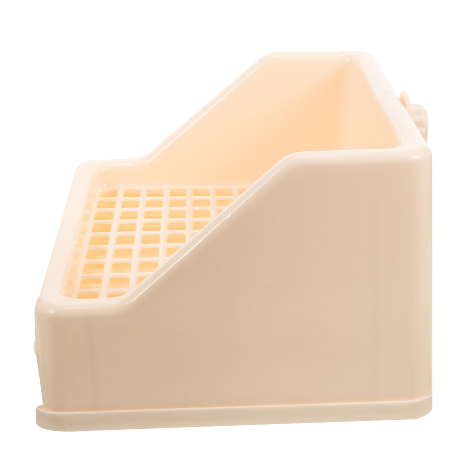 SUPVOX Lettiera per Conigli Toilette in Plastica Riutilizzabile Lettiera per Gabbia Ingresso Ribassato Facile da Pulire Adatto Conigli Criceti e Porcellini