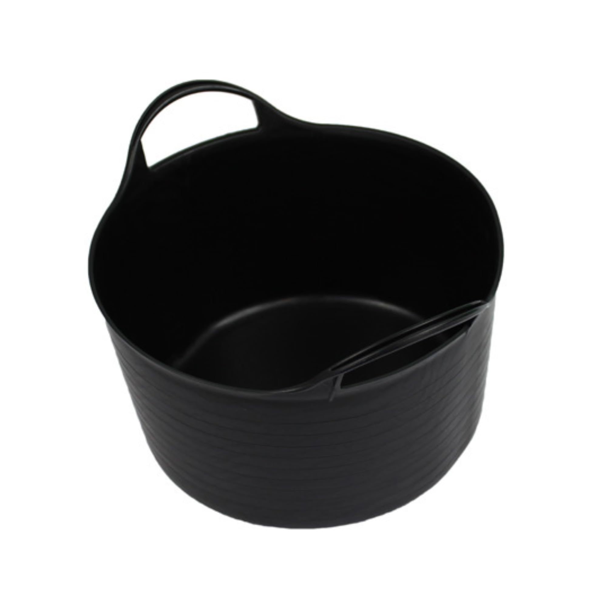 Tayg Flexitub - 3.73 Gallon Recycled Plastic Tub, Non-Toxic Lightweight Bucket for Garden and Tools Transportation, Perfect as Cleaning, Mop, and Laundry Pods Container - 16,14x12,99x9,45 - (4 Pack)