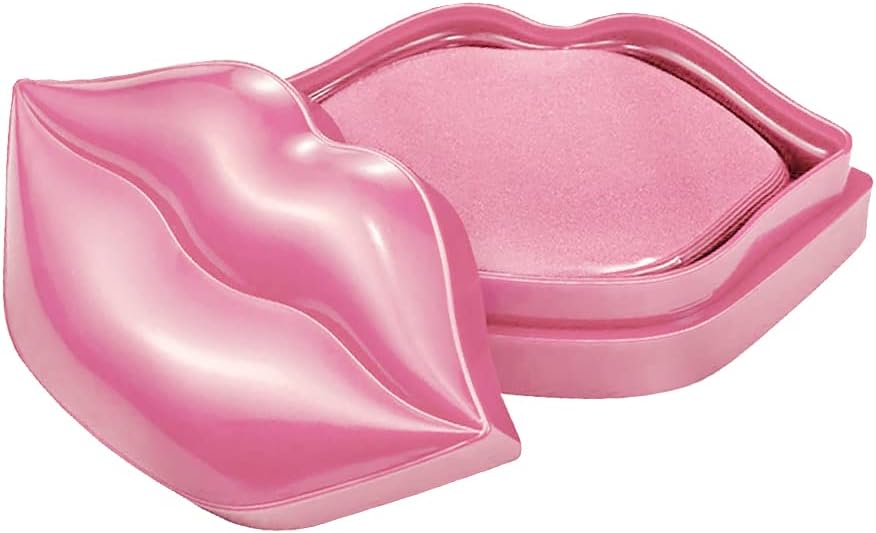 20Pcs Collagen Lip Mask, Moisturizing Sleeping Lip Masks Soothe and Plump Dry Lips Reduces Lip Lines Repair Moisturize Lip Skin Lip Mask Sheet Lip Care Products(1 Pack)