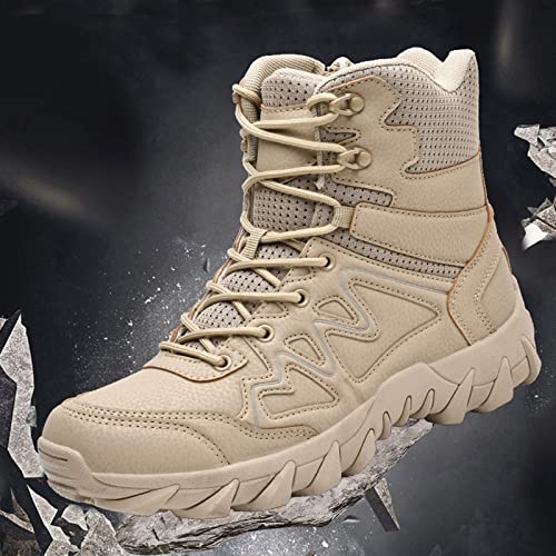 Yuhaotin Mens Winter Work Shoes Shoes Flat Toe Winter Non Slip Round Snow Boots Sport Men Keep Flock Warm Fashion Men's Boots Snow Boots Mens 9 #TOP1