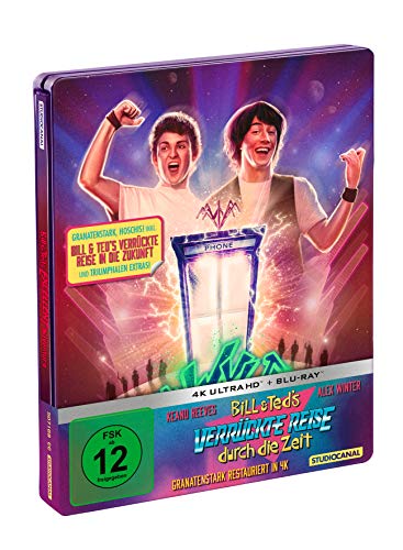 Bill & Teds verrückte Reise durch die Zeit – 4K Steelbook (UHD + Blu-ray Disc)