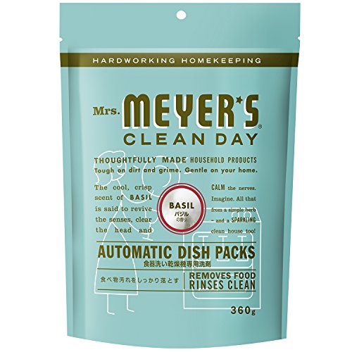 Mrs.Meyers Clean Day 食器洗い機用洗剤タブレット