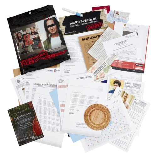 Goliath Toys Investigation Files Murder in Berlin Crime Game Black Stories Party Games Unsolved Case Files Mystery 14+ - Image 2