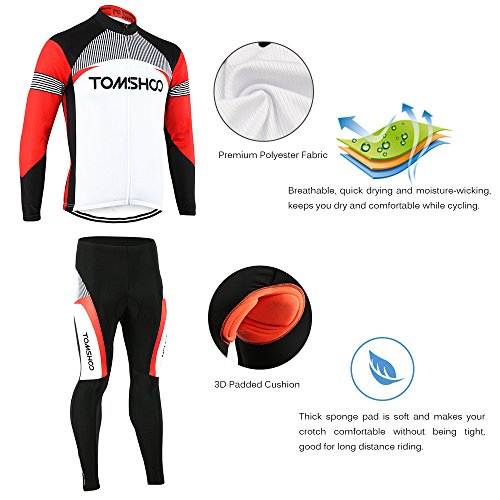 DECDEAL Spring Autumn Men Roupa de ciclismo Set Sportswear Estrada Mountain Bicycle Bike Outdoor Ful