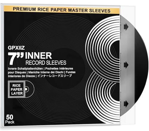 Amazon.co.jp: GPXIIZ EPレコード 内袋 7インチ用 静電気防止加工済み