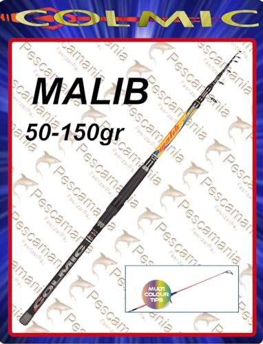 Canne télescopique Colmic Malib 3m 50-150g pour pêche à soutenir et bolentino en mer
