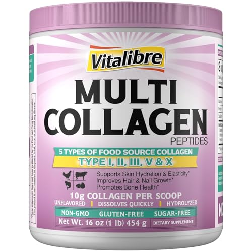 Vitalibre Multi Collagen Peptides Powder