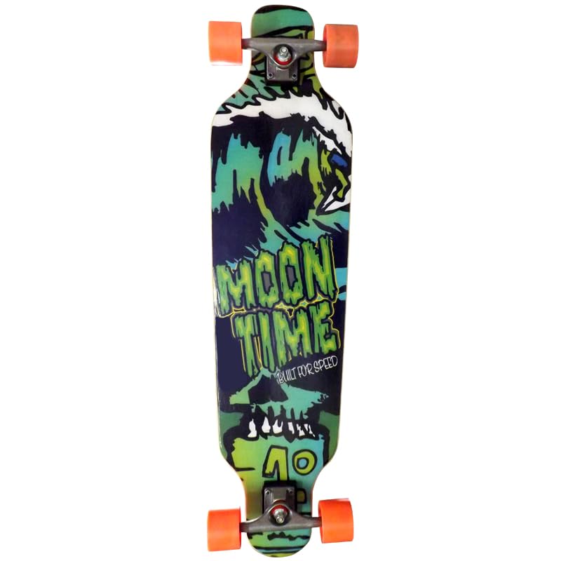 Skate Longboard Moon Time Life Game Speed