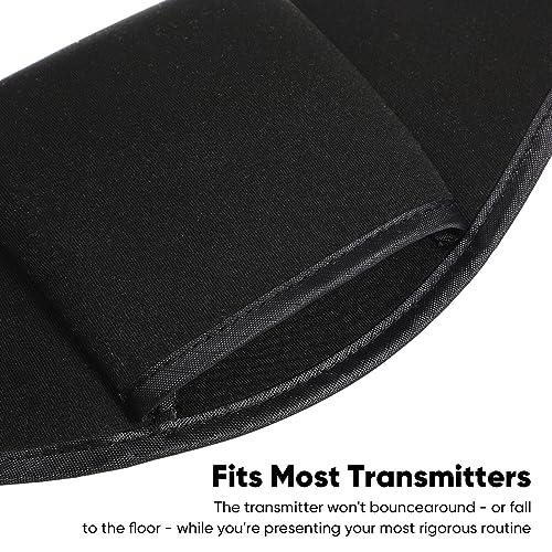 DEARMAMY Microphone Belt With Anti-fall Strap Microphone Belt Bag Adjustable Waist Bag Neoprene Microphone Bag For Fitness Instructors Talking In - Image 4