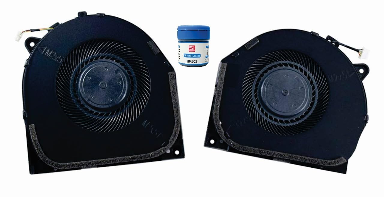 High- Quality Replacement Internal CPU Cooling Fan for Lenovo Legion Y530 Y530-15ICH Y530-15ICH Series DC28000DRF0 (5V) Laptop. Comes With MH501 Thermal Greasen (Cooling paste).-image-25