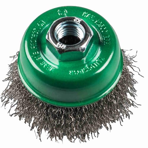 Image of 358373 Cup Brush 80 mm Thread M 14 0.3 Steel Pack of 1