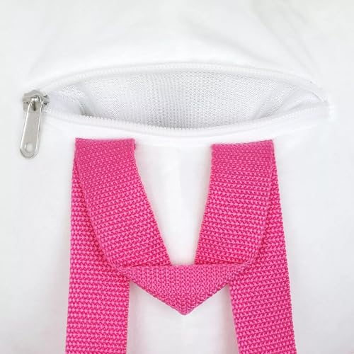 Hello Kitty Plush Backpack with Zipper Compartment, Pink Overalls & Bow3