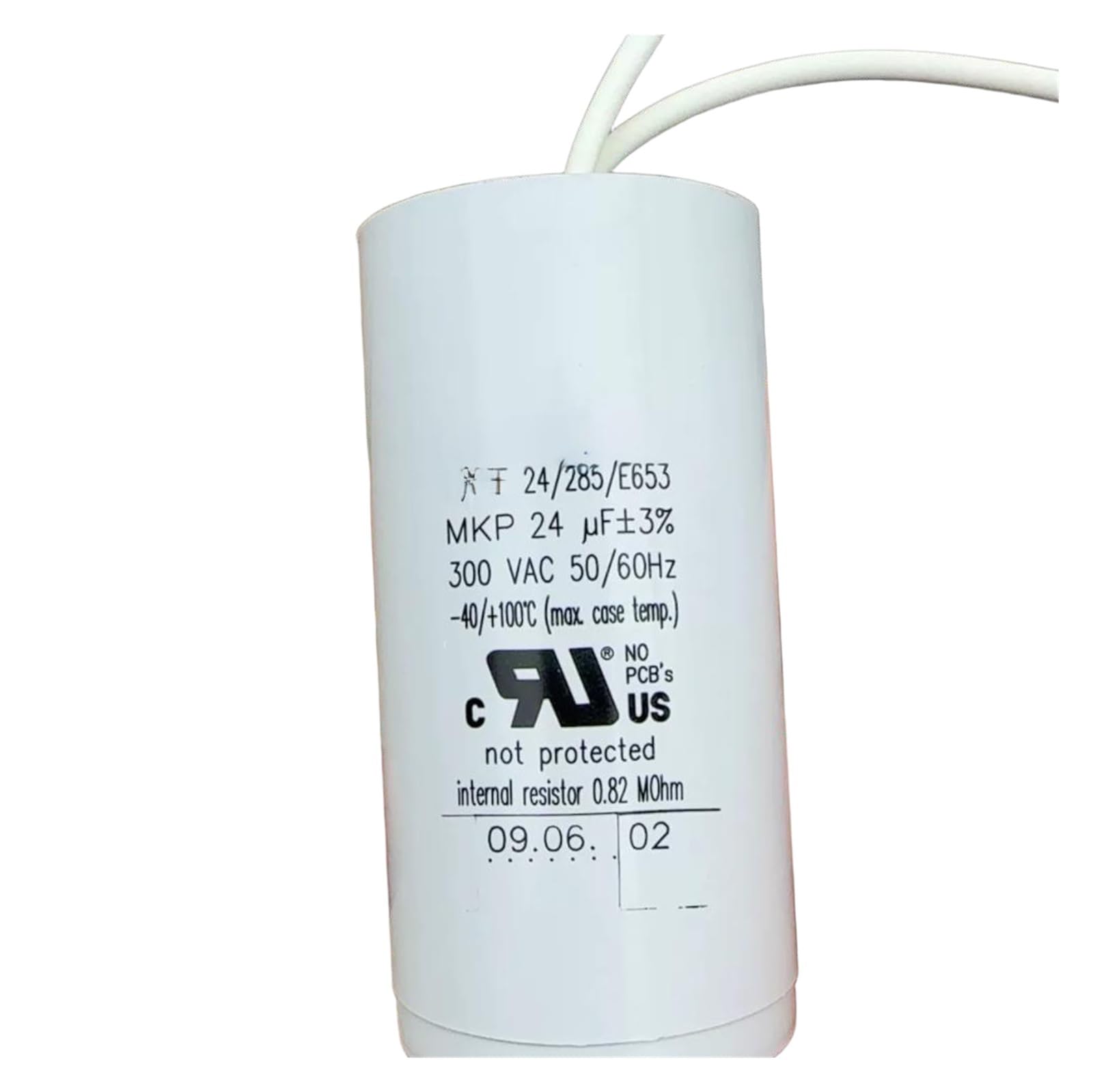 KSZHZYMGX MKP24/285/E653 24uf 300V AC 18/285/E653 18UF 300V AC capacitor(24uf 300v)