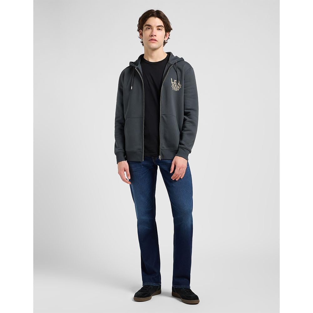 Lee Bluza z kapturem Mężczyźni Elevated Ess Zip Hoodie