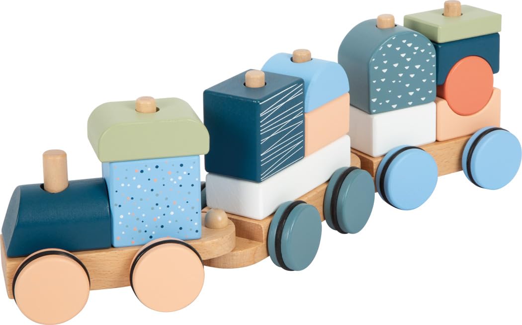 small foot Train en Bois « Arctic » certifié FSC® 100%, pour Enfants à partir de 1 an, 12449