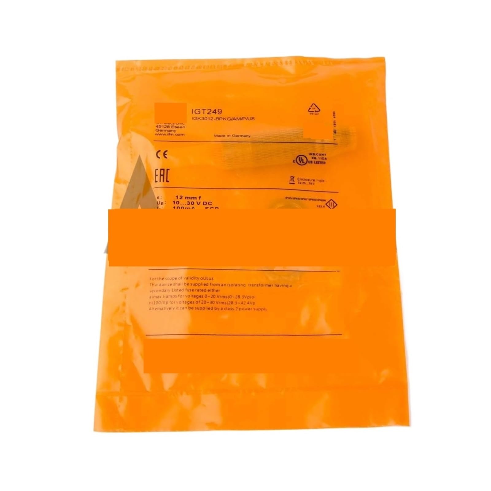 ZOZ03Y0 1PC IGT249 Proximity Switch Sensor