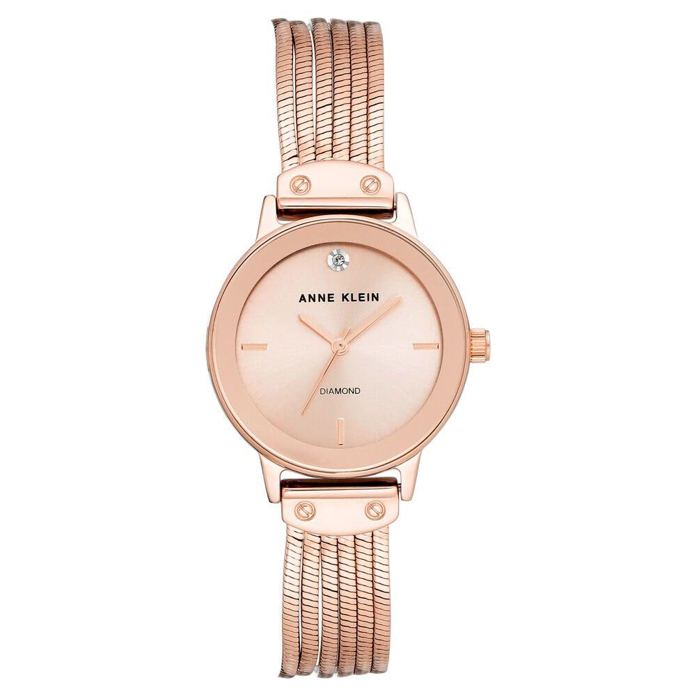 Anne Klein Quartz Analog Rose Gold Dial Metal Strap Watch for Women-NEAK3220RGRG (B09SQ2HZQB) Amazon Price History, Amazon Price Tracker