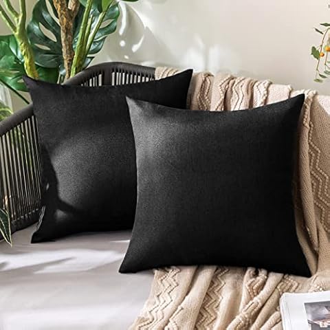 MIULEE Waterproof Cushion Covers for Furniture Cover