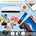 Laminator, A4 Laminater Machine, 9 Inch Thermal Laminater Machine, 4 in 1 Personal Desktop Cold Laminator with Paper Cutter and Corner Rounder 15 Laminating Pouches for Office School Business Use