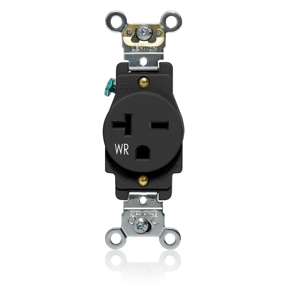 Leviton Uscita singola, resistente agli agenti atmosferici, 20 Amp, 250