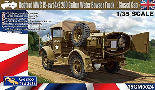 Bedford MWC Watertruck 1:35 cabine fermée maquette plastique détaillée Gecko Models