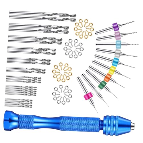 ARTIBETTER 76 Pcs Set Drill Rotary Tool Woodworking Tools Tooling Olive Tools Rubber Tools Precision Hand Pin Jewelry Engraving Bits Carving Precision Pin Vise Mini Clamp Bed To Rotate Steel