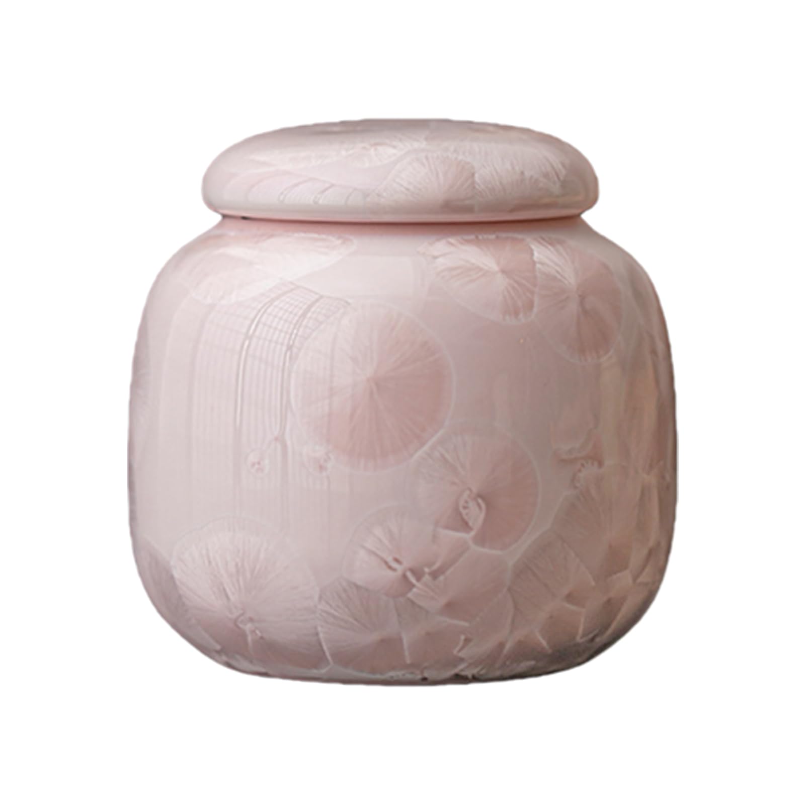 Urna para cenizas de mascotas para gatos y perros - Cerámica sellada con esmalte cristalino, recipiente conmemorativo y recuerdo de cenizas a prueba de humedad, ataúd para mascotas (Rosa)