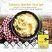 Healthier Comforts Butter Powder | Dehydrated, Shelf Stable Butter | Kosher, Gluten Free, Non-GMO | Popcorn, Baking, Seasoning | Made in USA (12oz)