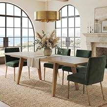 Hevea Premium Solid Wood Extension Dining Table, Expandable Table for 4 to 8 Seats, Adjustable Modern Wooden Dining Furniture Chairs Sold Separately