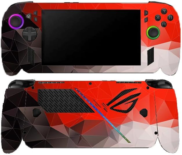 Full Set Protective Skin Decal for Rog X-Box Ally X Vinyl Wrap Stickers Cover Polygon (Grey) image 2