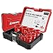 Price comparison product image Ezarc 16pc Bi-Metal Hole Saw Set with 8% Cobalt, 48mm Deep Cut for Metal, Hardwood, PVC & Drywall,19-64mm Hole Saws Kit,4/6 TPI Variable Teeth & Cellular Chip Vents for Plumbers & Electricians