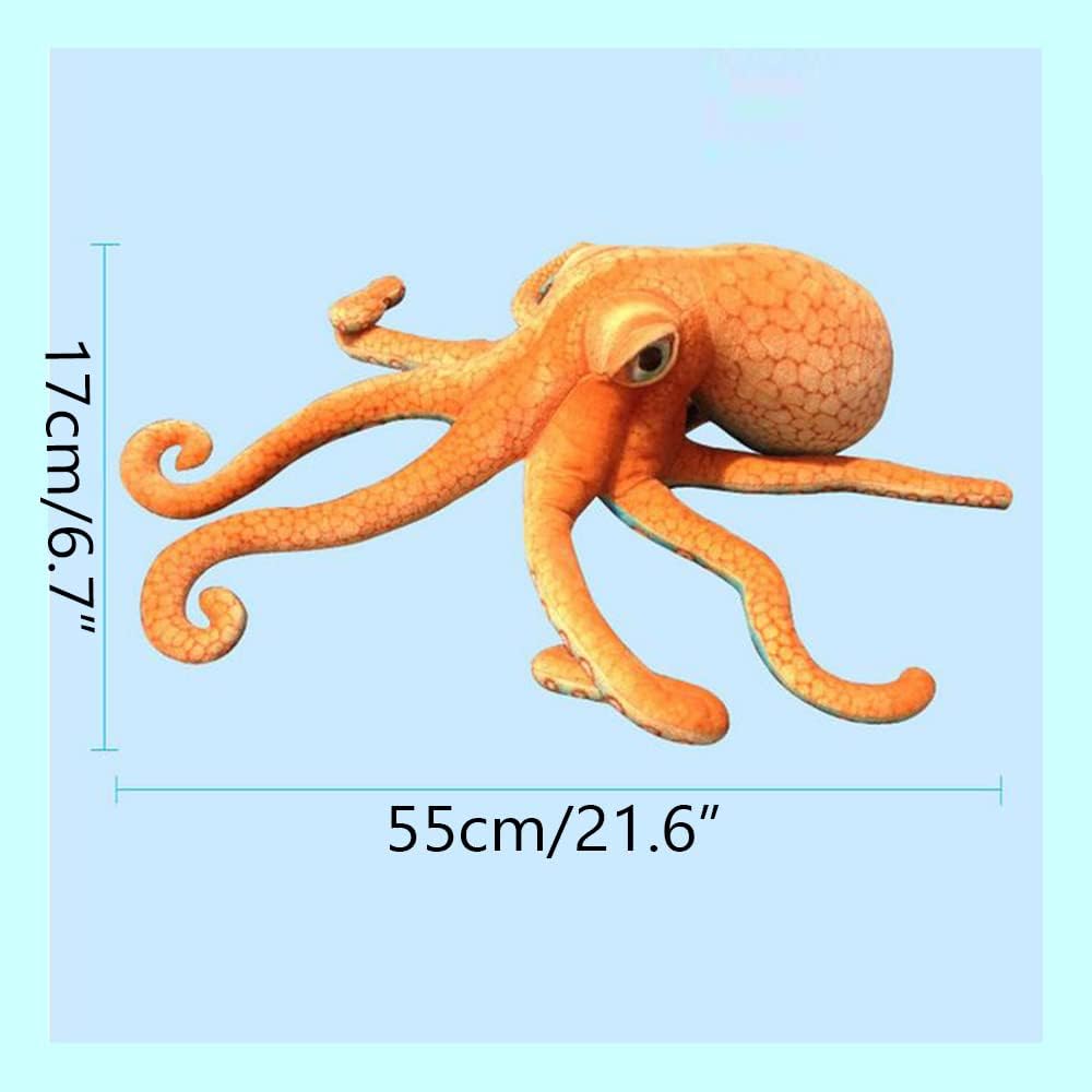 Dive into Fun: The 21.6" Realistic Octopus Plush Review!