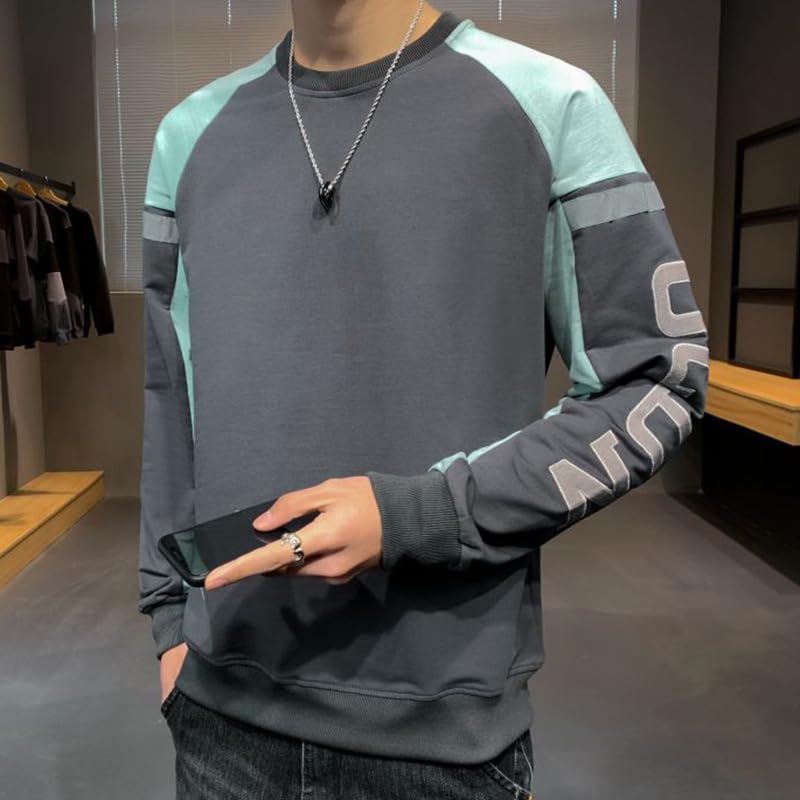 Sweat-shirts pour hommes hauts de mi-saison vêtements amples casual - 2