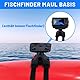 byhsports Fish Finder Mount Base mit Halterung, Abnehmbare Verstellbare Boot Fischfinder Elektronische Halterung, Universal Marine Elektronische Fischfinder Halterung für Boot Kanu Kajak