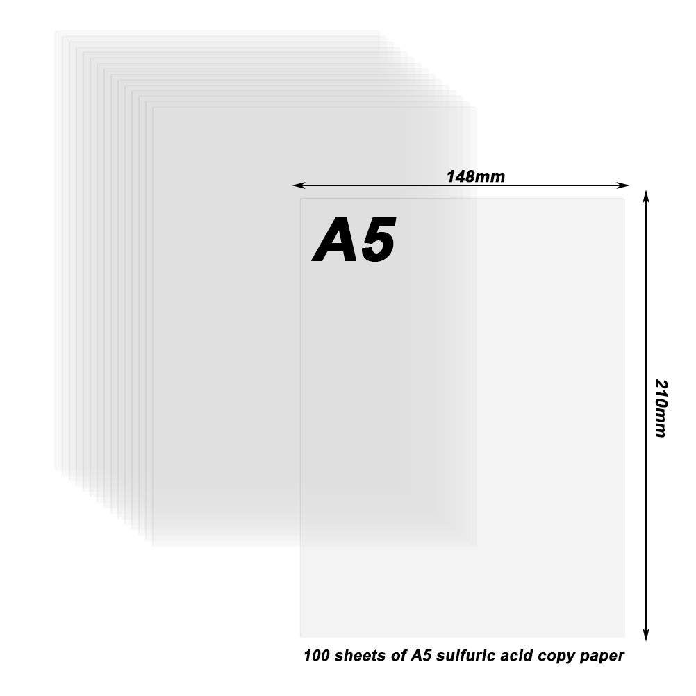 100 Pcs A4 Translucent Tracing Paper - Sulfurized Paper For Drawing, Calligraphy & Transfer - View #3