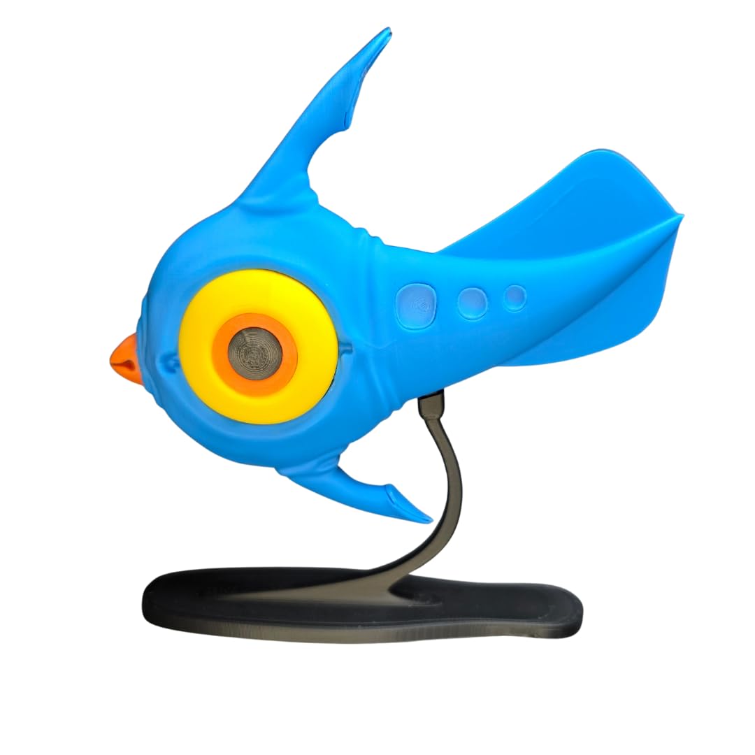 Peeper Fish Model with Display Stand – 3D Printed Subnautica Fan Collectible-Collector’s Display Shelf Decor