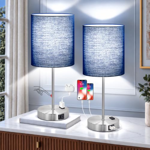 Lynnoland Set of 2 Touch Control Lamps