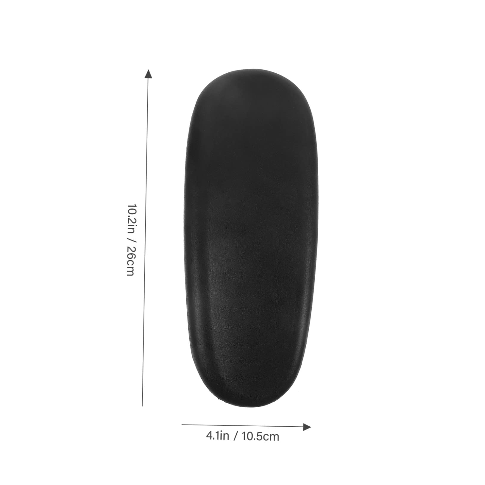 PLAFOPE Cuscini per Braccioli in Pu Nero per Sedie da Ufficio da Gaming Comfort e Antiscivolo per Adulti e Persone Infortunate