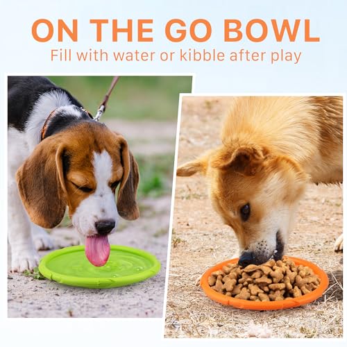 Prime Pets Primepets Dog Flying Disc, 2 Pack, 7 Inch, Durable Dog Toys, Nature Rubber Floating Flying Saucer For Water Pool Beach thumb #6